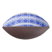 Griechisch Fret Arabesque Blue, Ihr Name, personal Football (Gedreht 90)