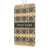 Griechisch Fret Arabesque Brown, Ihr Name, persona Autolufterfrischer (Links)