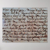 griechisch griechisch antike Hand schreiben Buchst Poster (Vorne)