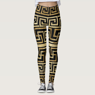 Griechisch-griechischer Mäander mit griechischem  Leggings