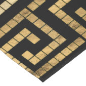 Griechisch-griechischer Mäander mit griechischem S Kurzer Tischläufer (Ecke)