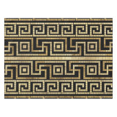 Griechisch-griechischer Mäander mit griechischem S Tischdecke (Vorderseite (Horizontal))