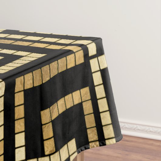 Griechisch-griechischer Mäander mit griechischem S Tischdecke (Beispiel)