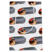 Griechisch Gyro Pita Fleisch Sandwich mediterrane Mittlere Geschenktüte (Vorderseite)