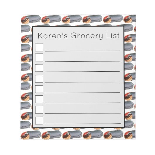 Griechisch Gyro Pita Fleisch Sandwich mediterrane  Notizblock (Vorderseite)