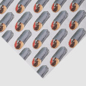 Griechisch Gyro Pita Fleisch Sandwich mediterrane  Seidenpapier (Ausschnitt)