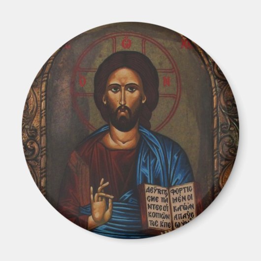 Griechisch ICON CHRIST Magnet (Vorne)