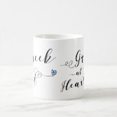 Griechisch im Herzen der Tasse, Griechenland Kaffeetasse (Mittel)