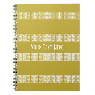 Griechisch Inspiriert kundenspezifisches Notebook Notizblock