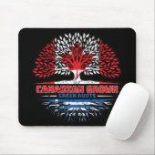 Griechisch-kanadische Tree-Roots-Flagge Mousepad (Mit Mouse)