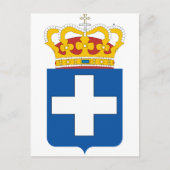 Griechisch-Königliche Waffen, Griechenland Postkarte (Vorderseite)