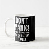 Griechisch-Lehrer  Kaffeetasse (Links)