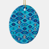 Griechisch Mataki - Matiasma Evil Eye Muster Keramik Ornament (Rechts)