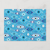 Griechisch Mataki - Matiasma Evil Eye-Muster Postkarte (Vorderseite)