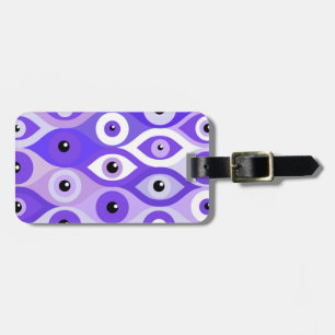 Griechisch Mataki - Matiasma Evil Eye Purpur Gepäckanhänger