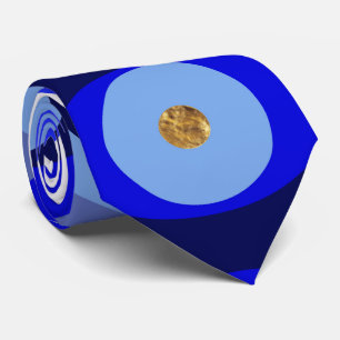 Griechisch Mati Mataki - Matiasma Evil Eye Blues Krawatte