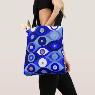 Griechisch Mati Mataki - Matiasma Evil Eye Blues Tasche