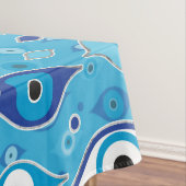Griechisch Mati Mataki - Matiasma Evil Eye-Muster Tischdecke (Beispiel)
