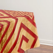 Griechisch Meander - griechischer Schlüssel - Gold Tischdecke (Beispiel)