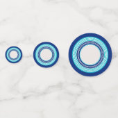 Griechisch Meander - Griechischer Schlüssel - grie Konfetti (Rückseiten)