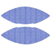 Griechisch Meander Key Squares Muster Blau Football (Paneele)