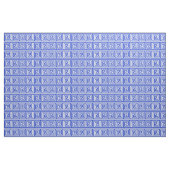 Griechisch Meander Key Squares Muster Blau Stoff (Fat Quarter (45,7 x 55,9 cm))