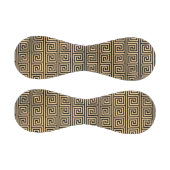 Griechisch Meander Key Squares Muster Brown Baseball (Paneele)