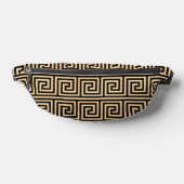 Griechisch Meander Key Squares Muster Brown Bauchtasche (Ablage )