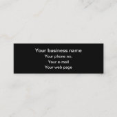 Griechisch Meander Key Squares Muster Brown Mini Visitenkarte (Vorderseite)