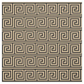 Griechisch Meander Key Squares Muster Brown Stoff (Muster)