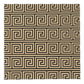 Griechisch Meander Key Squares Muster Brown Würfel (Vorderseite)