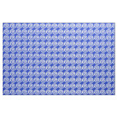 Griechisch Meander Key Waves Muster blau Stoff (Fat Quarter (45,7 x 55,9 cm))