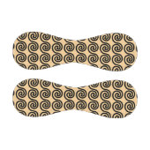 Griechisch Meander Key Waves Muster Brown Baseball (Paneele)