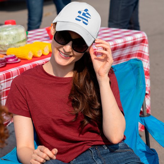 Griechisch Meeple Trucker Hat Truckerkappe