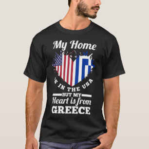 Griechisch meine Zuhause ist in den USA, aber mein T-Shirt