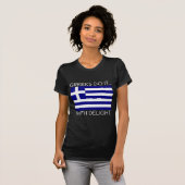 Griechisch... Mit Freude T-Shirt (Vorne ganz)