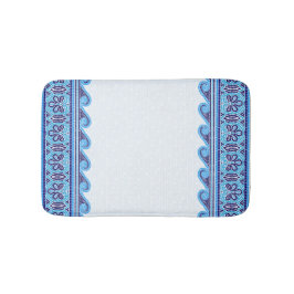 Griechisch-Mosaiksteinschmuck - Blauschattierungen Badematte