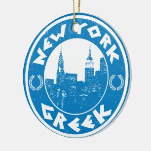 Griechisch-New York Keramik Ornament