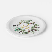 Griechisch-orthodox - Beispiele für eine zweite Ep Pappteller (Schrägansicht)