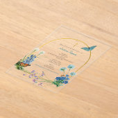 Griechisch-orthodoxe Christening Taufe Junge Wildb Acryleinladungen (Ablage )