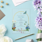 Griechisch-orthodoxe Christening Taufe Junge Wildb Acryleinladungen (In Situ (Hochzeit))