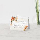 Griechisch-orthodoxe Gedenkkarte Dankeskarte (Vorderseite)