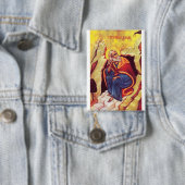 Griechisch-orthodoxe Ikone des Propheten Elija Button (Insitu)