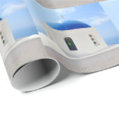 Griechisch-orthodoxe Kirche in Santorini Insel, Geschenkpapier (Rolleneckpunkt)