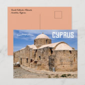 Griechisch-orthodoxe Kirche Kouklia Zypern Postkarte (Vorne/Hinten)