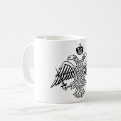 Griechisch-orthodoxe Kirchenflagge Berg Athos Kaffeetasse (Vorderseite Links)
