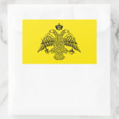 Griechisch-orthodoxe Kirchenflagge Berg Athos Rechteckiger Aufkleber (Tasche)