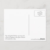 Griechisch-orthodoxe Kloster in Jericho, Palästina Postkarte (Rückseite)