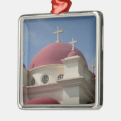 griechisch-orthodoxe Kloster Silbernes Ornament (Links)