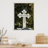 griechisch-orthodoxe Kreuz Poster (Küche)